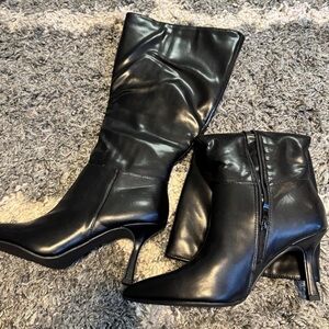 Kitten heel boots